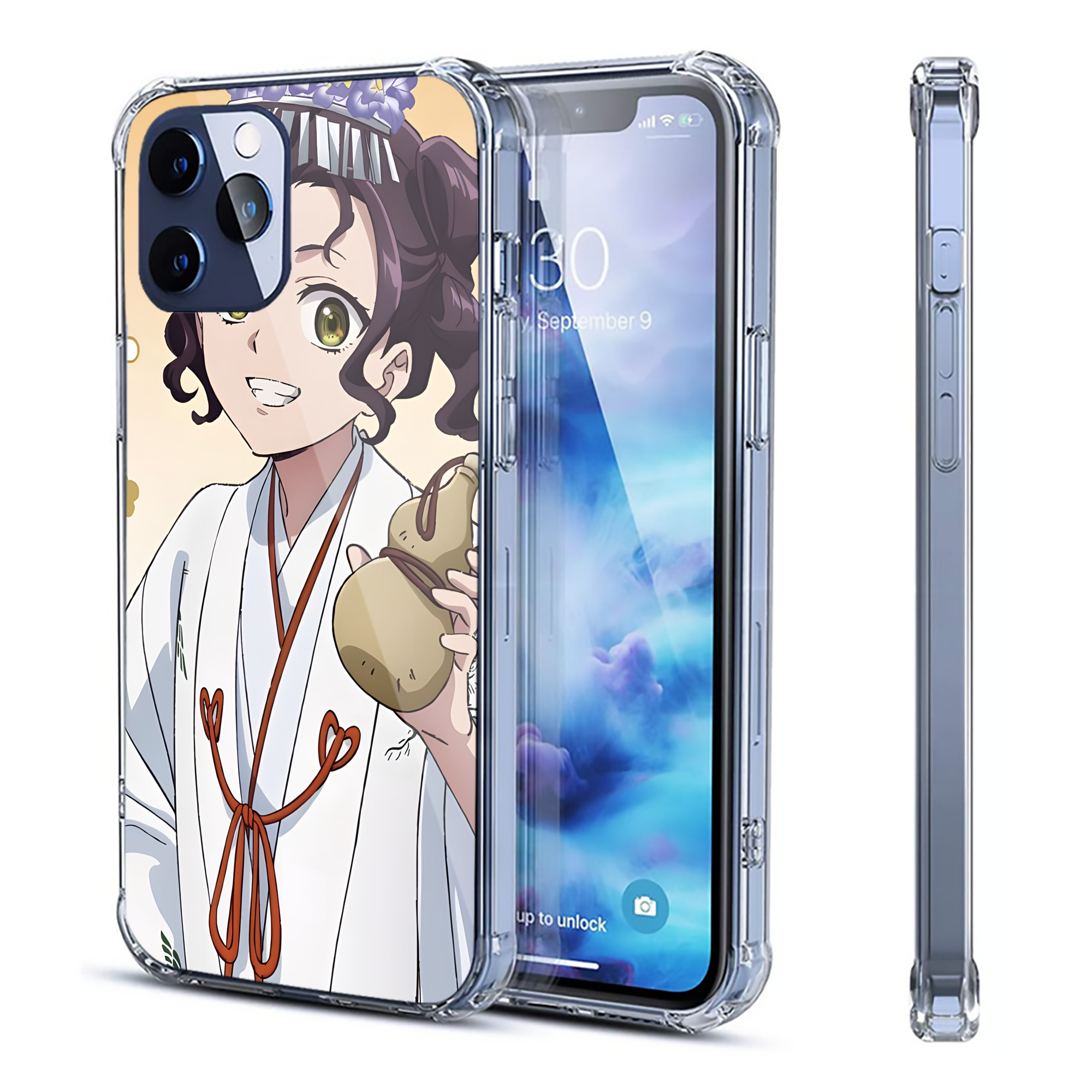 （画像用） 薬屋のひとりごと The Apothecary Diaries 【iPhone 12シリーズ対応】透明スマホケース（クリアソフトケース）